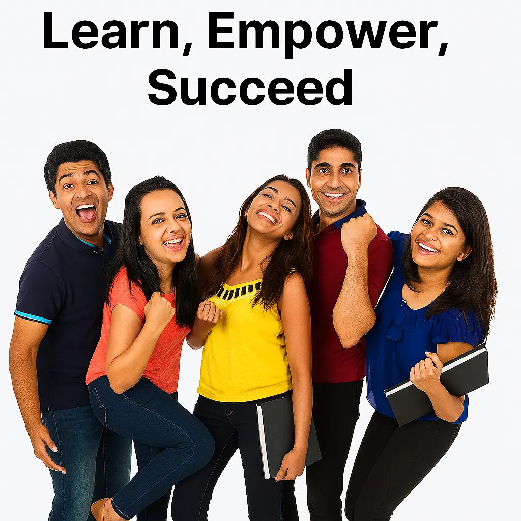 Joyful student representing Learn, Empower, Succeed spirit